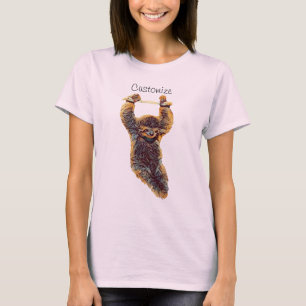Sloth Hanging Out Thunder_Cove T-Shirt