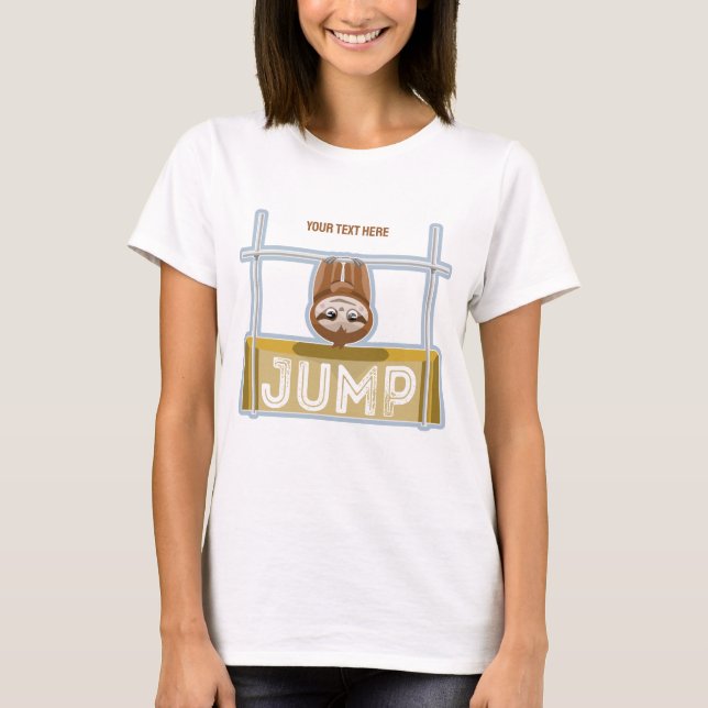 Sloth High Jump T-Shirt (Front)