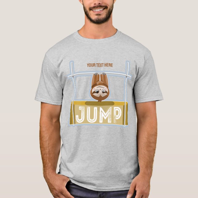 Sloth High Jump T-Shirt (Front)
