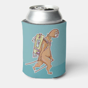 Sloth hiking can cooler