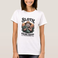 Sloth Hiking Squad Funny Camping