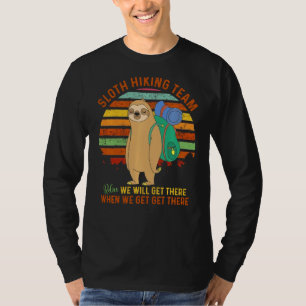 Sloth Hiking T , Sloth Hiking Team T-Shirt