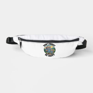 Sloth Hiking Team Don't Hurry Be Happy Enjoy the J Bum Bags