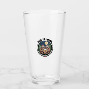 Sloth Hiking with Drinking Team Glass