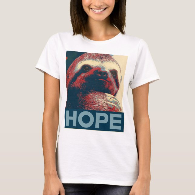 Sloth Hope poster T-Shirt (Front)