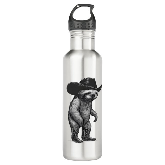 Sloth Howdy Sloth 710 Ml Water Bottle (Front)