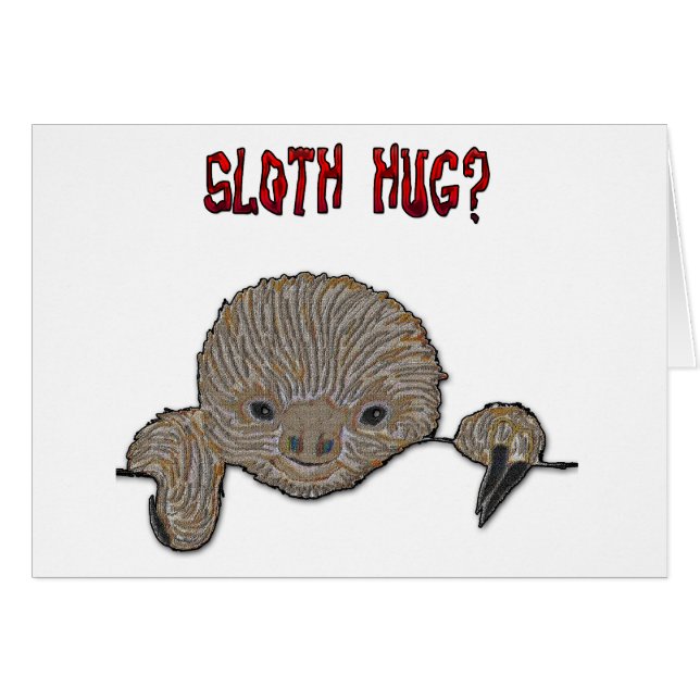 Sloth Hug Baby Sloth (Front Horizontal)