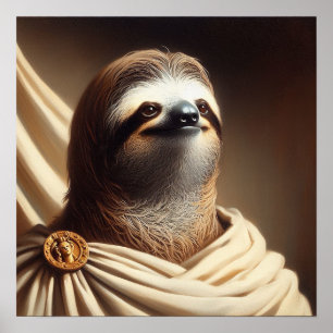 Sloth in Ancient Rome Poster