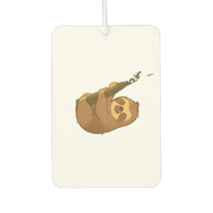 Sloth in his little tree Classic T-Shirt Car Air Freshener