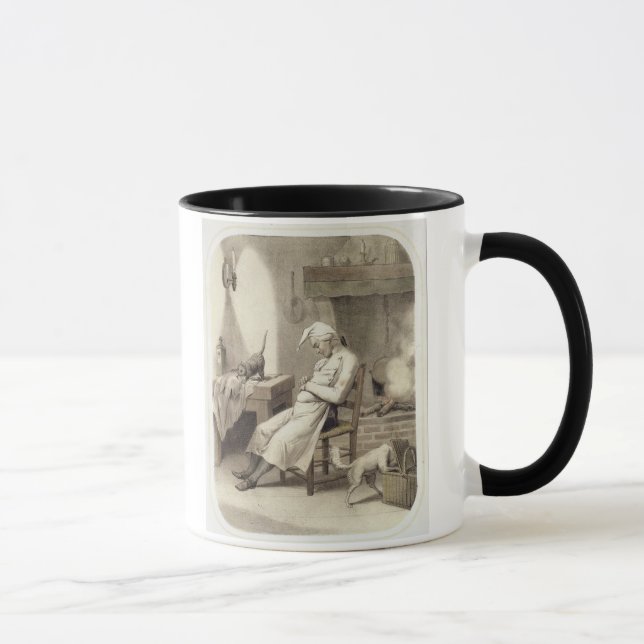 Sloth in the Kitchen, from a series of prints depi Mug (Right)