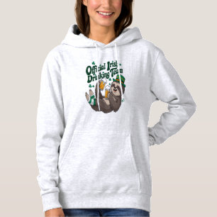Sloth Irish Drinking St Patrick's Day Hoodie