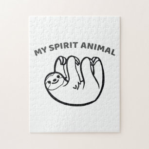 Sloth Is My Spirit Animal Jigsaw Puzzle