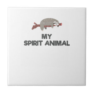 Sloth Is My Spirit Animal Tile