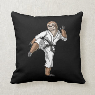 Sloth Karate Cushion