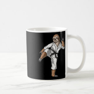 Sloth Karate Kickboxing Taekwondo Muay Thai Martia Coffee Mug