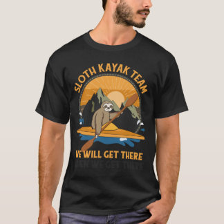 Sloth Kayaking friend T-Shirt