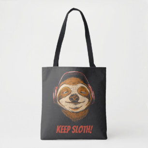 Sloth Keep Calm in chillin vintage Sloth Mode Tote Bag