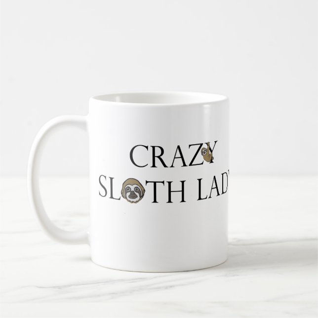 Sloth Lady Mug (Left)