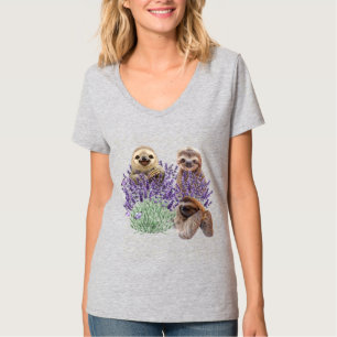 Sloth Lavender Shirt Womens Sloth Clothing Mother
