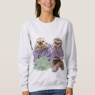 Sloth Lavender Shirt Womens Sloth Clothing Mother