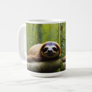 Sloth Lazy Afternoon, Coffee Mug