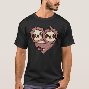 Sloth Lazy Hug Animal   Zookeeper Wild Tree T-Shirt