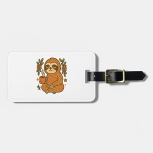 Sloth Lazy Sleepy Sloth Luggage Tag