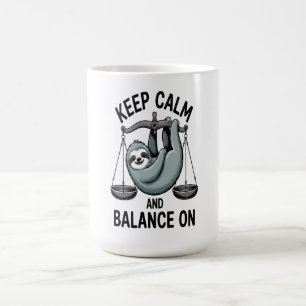 Sloth Libra Zodiac 15oz Mug
