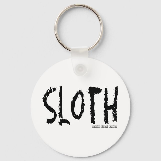 Sloth Logo Key Ring (Front)
