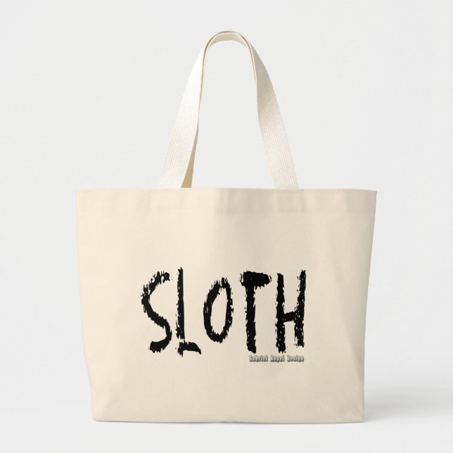 Sloth Logo Large Tote Bag (Front)