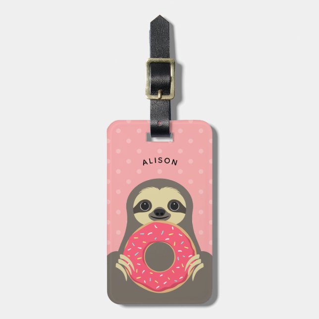 Sloth Luggage Tags (Front Vertical)