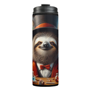 Sloth Mad Scientist Thermal Tumbler