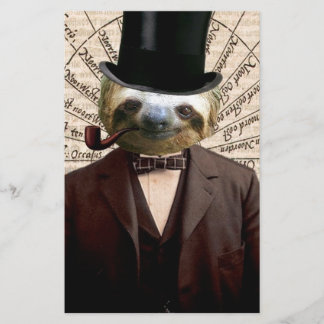 Sloth Man Victorian Steampunk Anthropomorphic