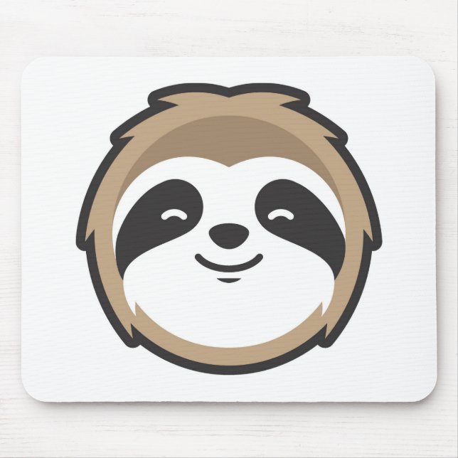 Sloth Mascot Mouse Mat (Front)