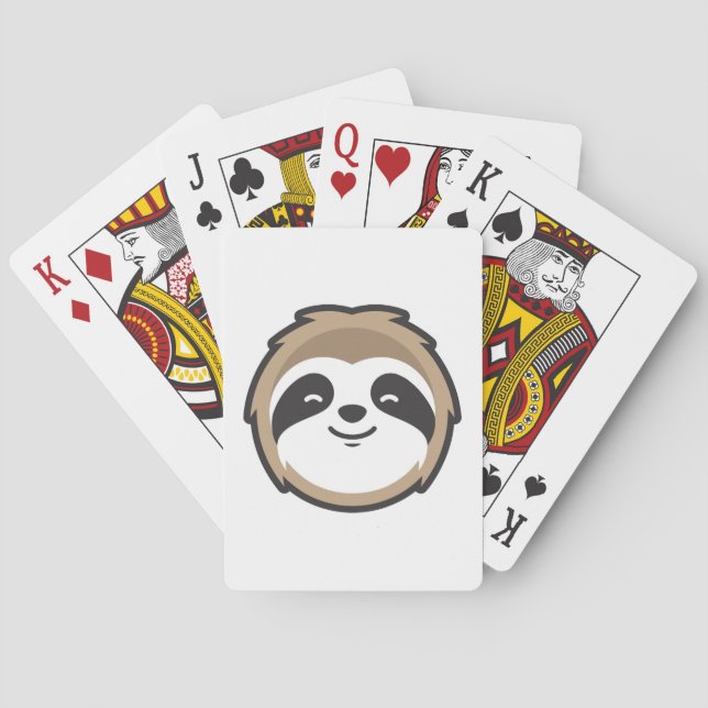Sloth Mascot Playing Cards (Back)