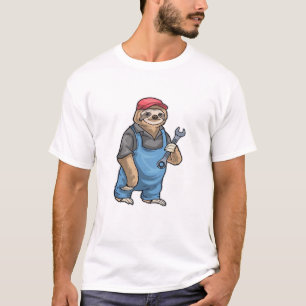 Sloth Mechanic Wrench Classic T-Shirt