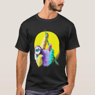 Sloth Men Women Sloth Graphic Art Sloth T-Shirt