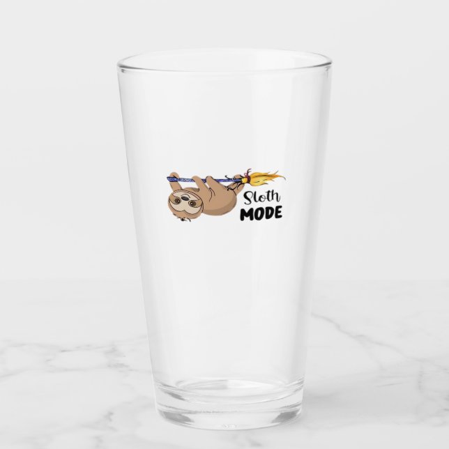 Sloth Mode Classic T-Shirt Glass (Front)