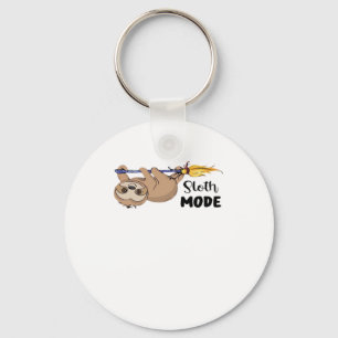 Sloth Mode Classic T-Shirt Key Ring