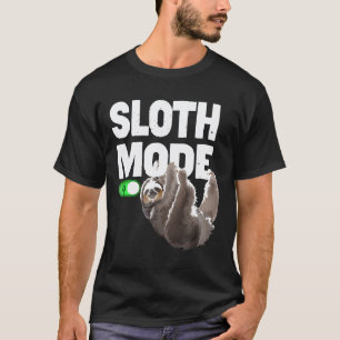 Sloth Mode On Funny Sloth Tee Cute Sloth Lover Gif