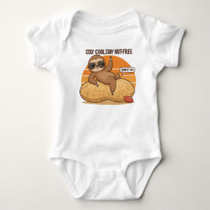 Sloth Mode: Peanut-Free Toddler Allergy Shirt