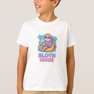Sloth Mode Relaxed Shirt Cute Sloth Tee