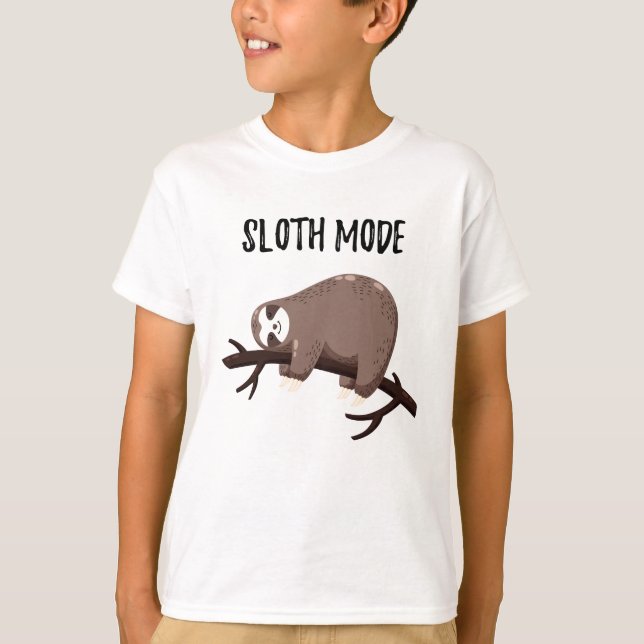 Sloth Mode T-Shirt (Front)