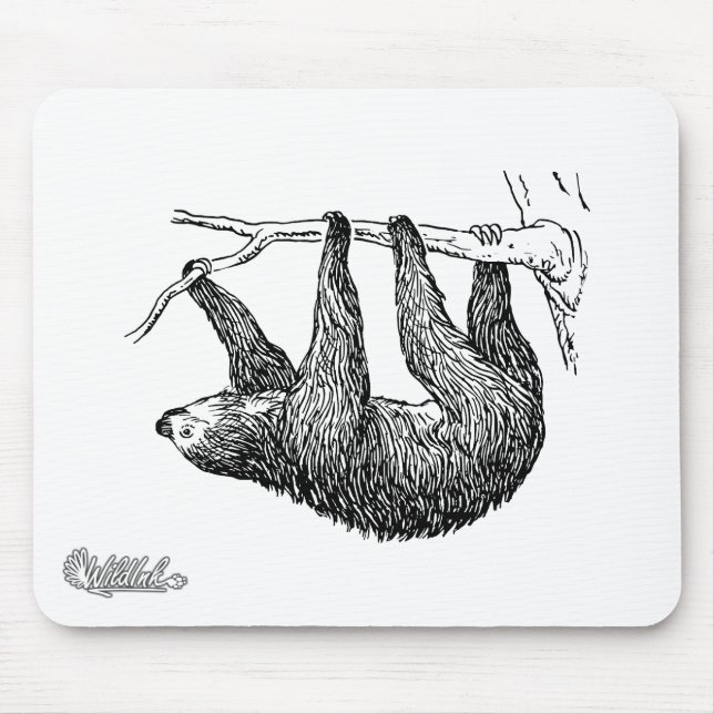 Sloth Mouse Mat (Front)