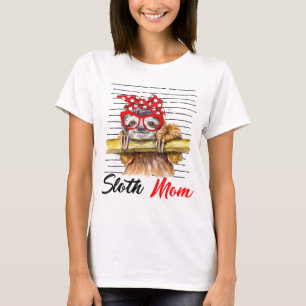 Sloth Mum T-Shirt - Embrace Your Inner Chill