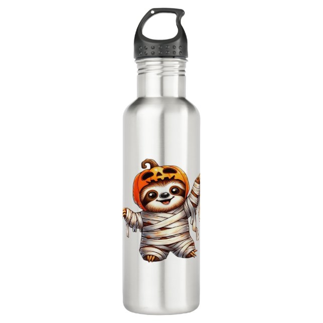 Sloth Mummy Halloween Classic T-Shirt 710 Ml Water Bottle (Front)