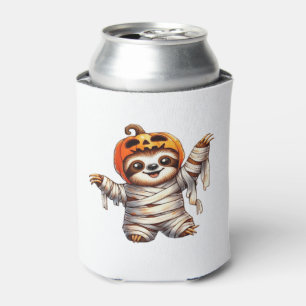 Sloth Mummy Halloween Classic T-Shirt Can Cooler