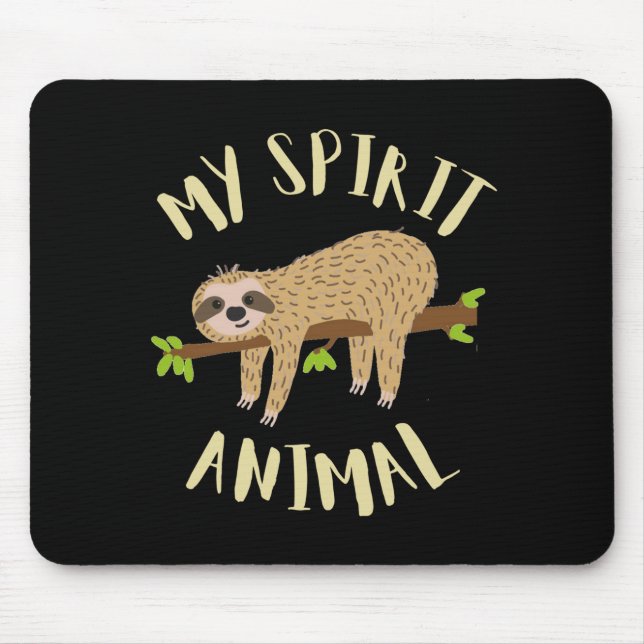 sloth my spirit animal mouse mat (Front)