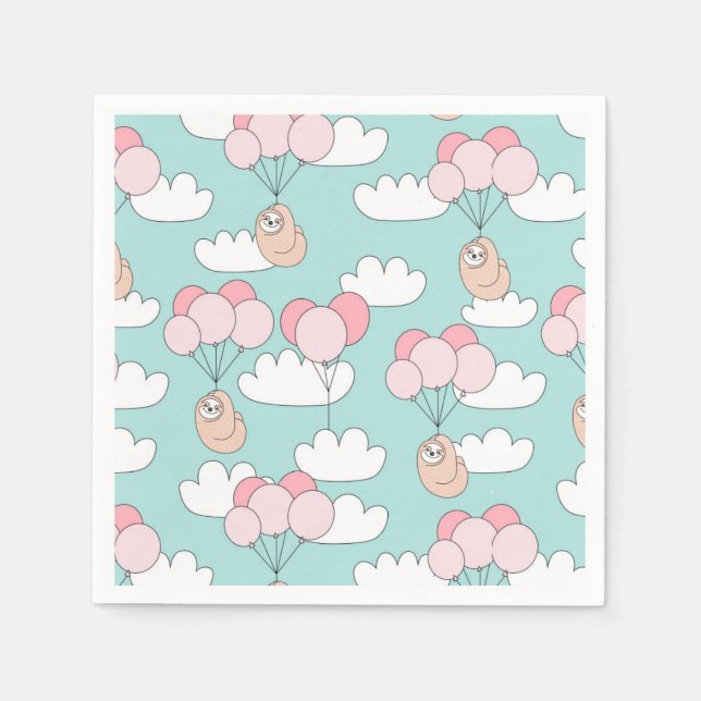 Sloth Napkin (Front)