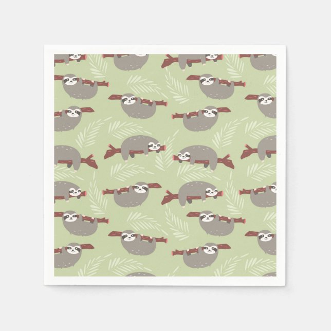 Sloth Napkin (Front)